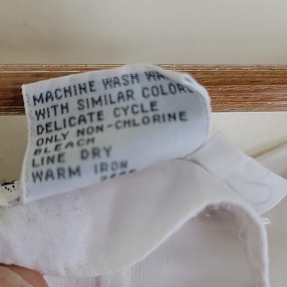 Together! Vintage 80s Statement Long Sleeves Button Down Shirt White size L - Picture 8 of 11